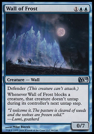 Magic 2010 Core Set 080: Wall of Frost 