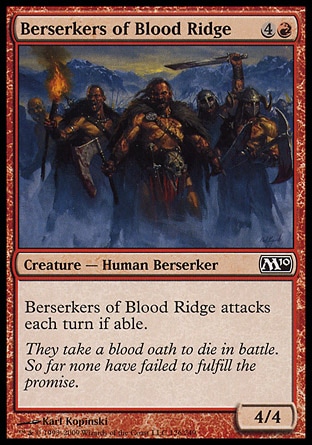 Magic 2010 Core Set 126: Berserkers of Blood Ridge 