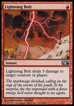 Magic 2010 Core Set 146: Lightning Bolt 