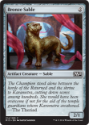 MTG 2015 Core Set 214: Bronze Sable 