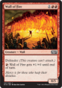 MTG 2015 Core Set 167: Wall of Fire 