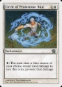 MTG: 8th Edition 011: Circle of Protection: Blue 