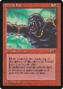 MTG: Alliances 067a: Bestial Fury (Green Background) 