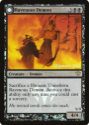 MTG: Dark Ascension 071: Ravenous Demon // Archdemon of Greed  (Prelease FOIL) 