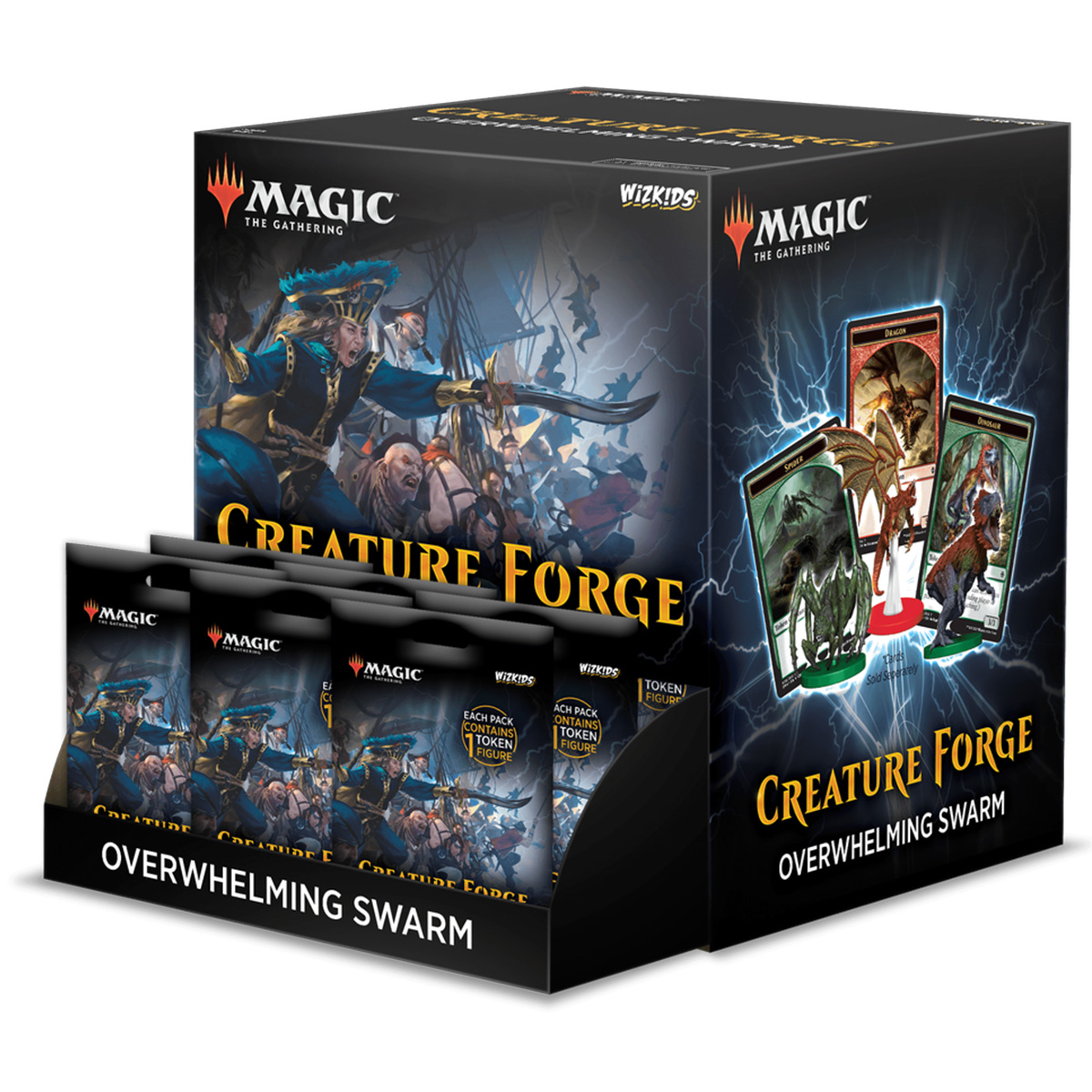WizKids Magic The Gathering Creature Forge Overwhelming Swarm Blind Figure