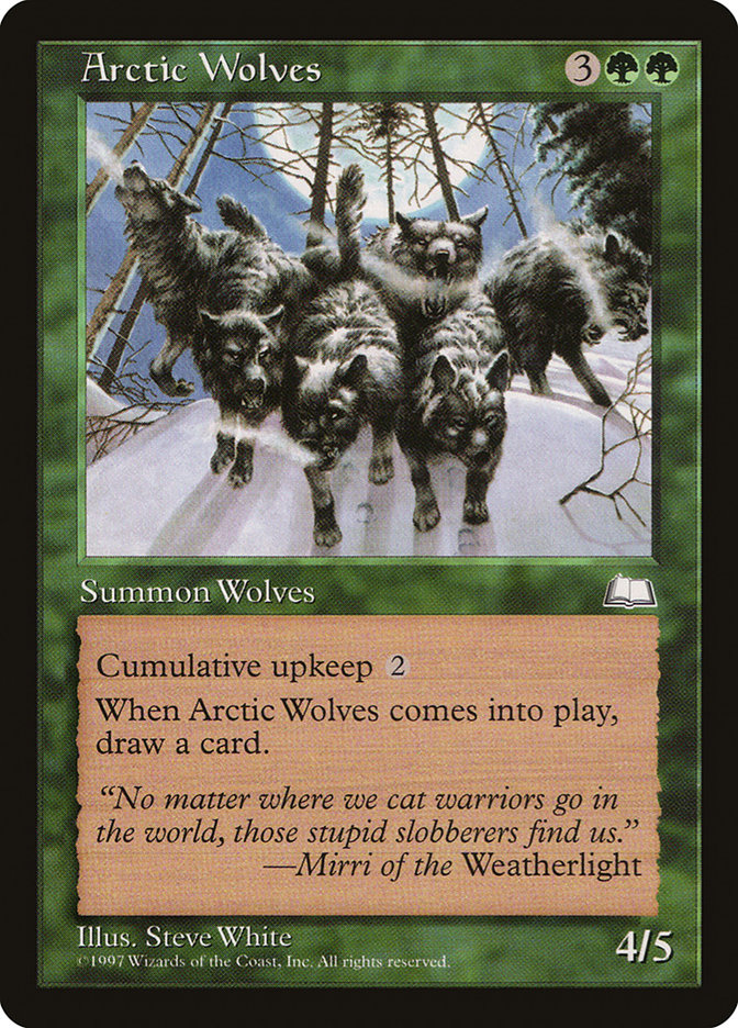 Magic: Weatherlight 118: Arctic Wolves 