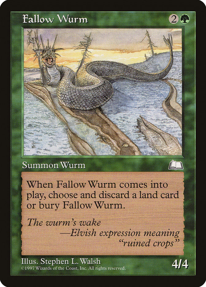 Magic: Weatherlight 126: Fallow Wurm 