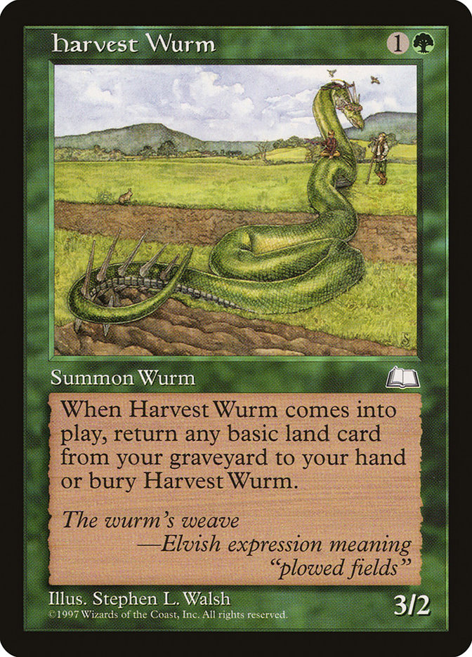 Magic: Weatherlight 130: Harvest Wurm 