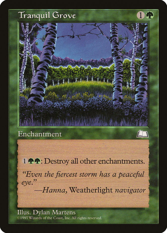 Magic: Weatherlight 142: Tranquil Grove 