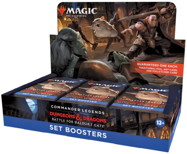 Magic the Gathering: Dungeons & Dragons: Battle for Baldurs Gate: Commander Legends SET BOOSTER BOX 