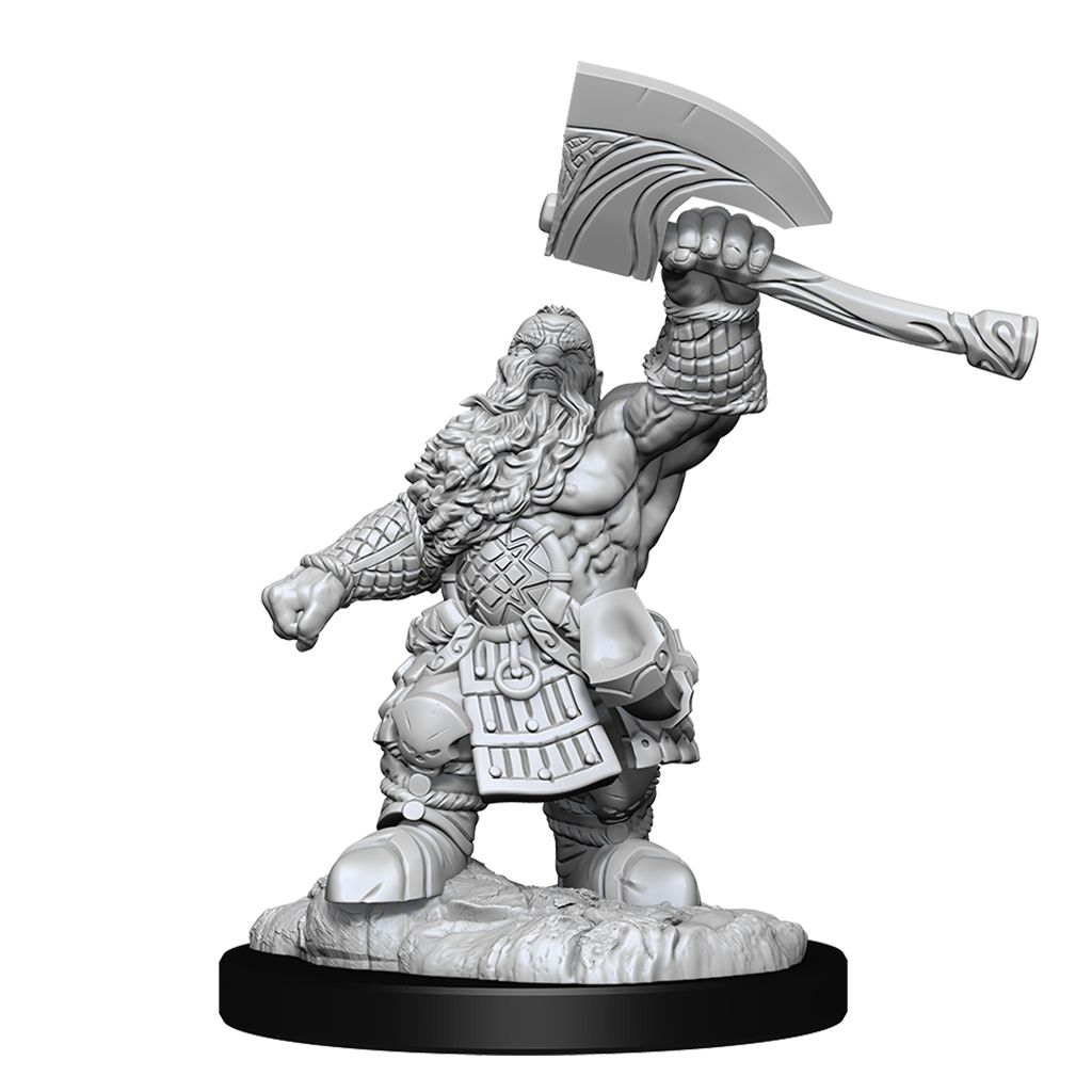 Magic the Gathering Miniatures: DWARF FIGHTER/ CLERIC 