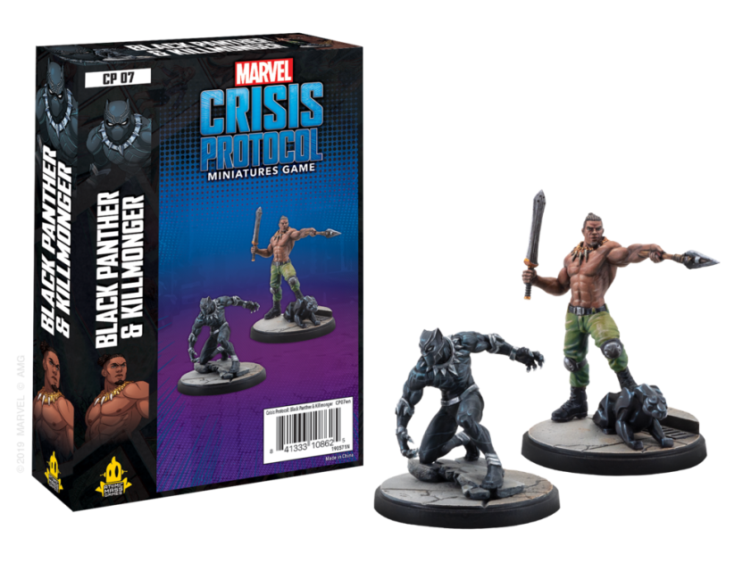 Marvel Crisis Protocol: Black Panther And Killmonger Character Pack 
