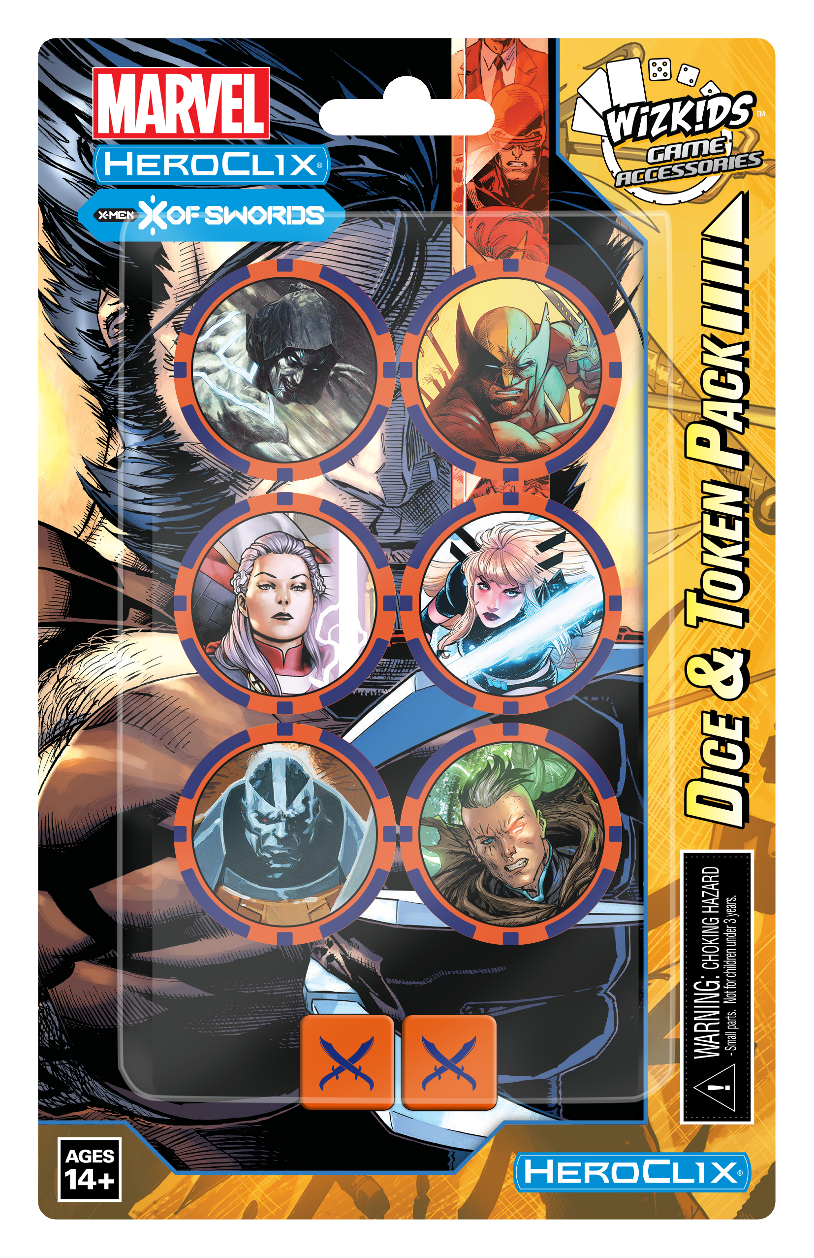 Marvel Heroclix: X-MEN X of Swords Dice and Tokens Pack  