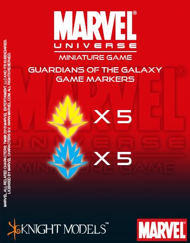 Marvel Universe Miniature Game 037: Guardians Of The Galaxy Markers (SALE) 