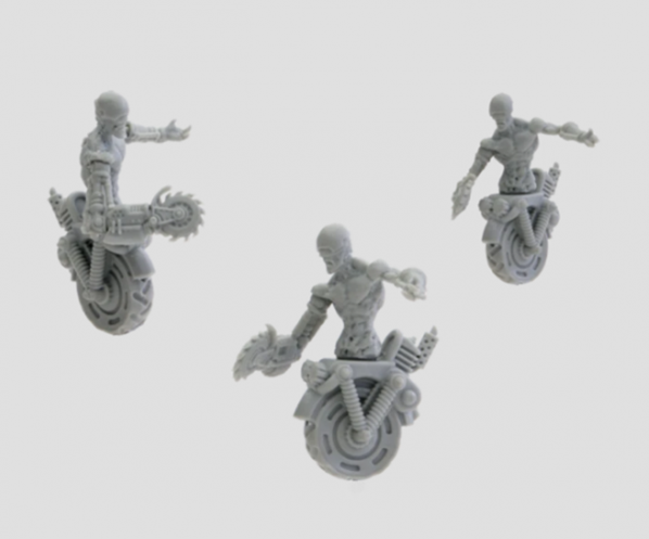 MaxMini: 28mm Miniature: Monowheel Androbot (1)  