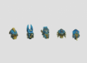MaxMini: Conversion Bitz: Mecha Egyptian Helmets (10) 