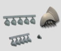 MaxMini: Conversion Bitz: Mecha Egyptian Shoulder Pads 