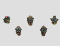MaxMini: Conversion Bitz: Orc Bikers Heads (10) 