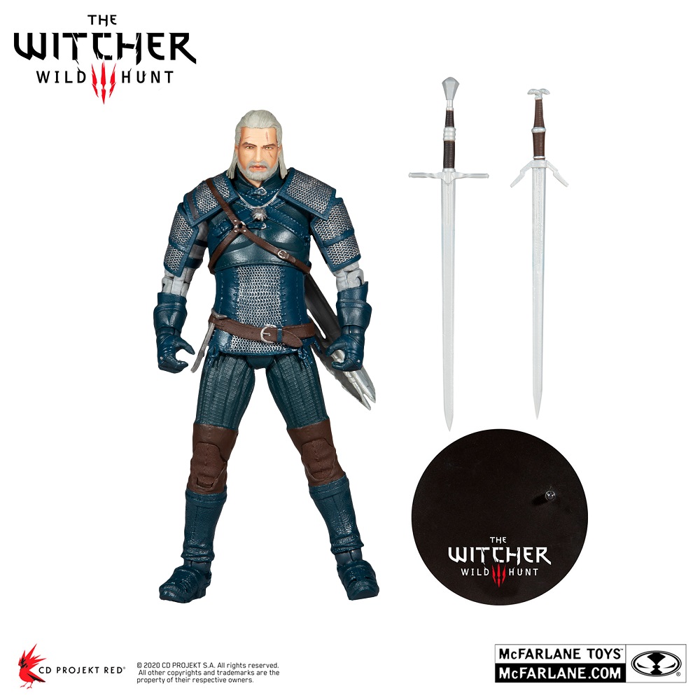 McFarlane Toys: The Witcher 3 Wild Hunt: Geralt of Rivia (Viper Armour Teal) 