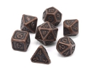 Metal Mythica Dice Set - Dark Copper 