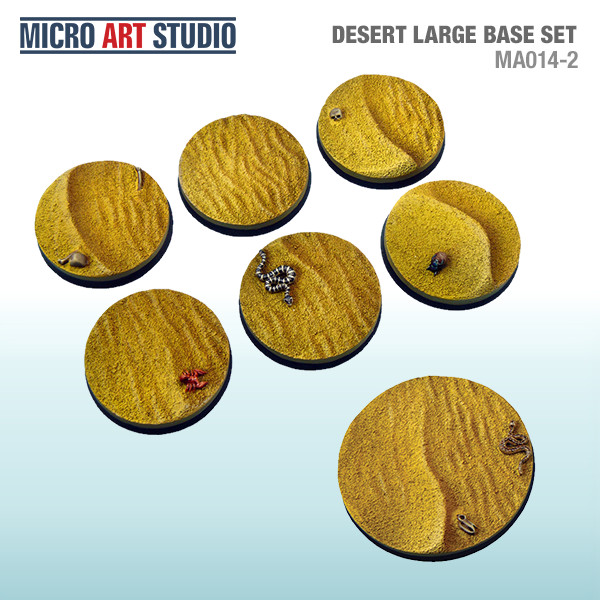 B03342 Micro Art Studios BNIB Desert Bases 2 WRound 40mm 