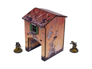 Micro Art Studio: Pre-painted WW2 Italy Gate House