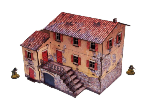 Micro Art Studio: Pre-painted WW2 Italy Large House