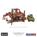 Micro Art Studio: Pre-painted WW2 Normandy Normandy Ruined Large House 2 