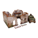Micro Art Studio: Pre-painted WW2 Ruin - 3 
