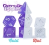 Mighty Tiny Dice: 7 Piece Polyhedral Set: Chromatic Lightning - GKGTINYCH57 [0786468917936]