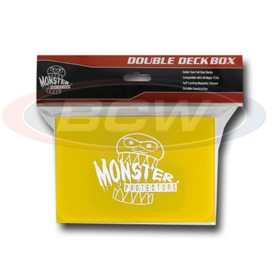 Monster Deck Box: Double Matte Yellow 