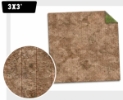 Monster Game Mat: Broken Grassland / Desert Scrubland (3x3) [Adventure Grid] 