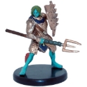 D&D Icons of the Realms: Monster Menagerie 3: #038b Triton Fighter (Shield) (R) 