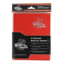 Monster Protectors: 4 Pocket Binder: Matte Red 
