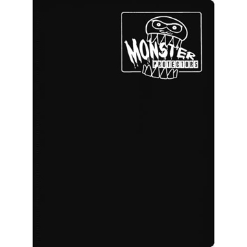 Monster Protectors: 9 Pocket Binder: Black w/White 