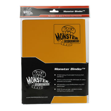 Monster Protectors: 9 Pocket Binder: Matte Sunflower Orange 