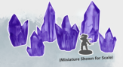 Monster Scenery: Amethyst Crystals 