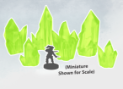 Monster Scenery: Peridot Crystals 