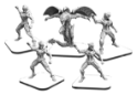 Monsterpocalypse: Destroyers: Necroscourge Units: Necros Shinobi and Necros Overlord 