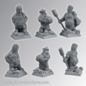 Scibor Monstrous Miniatures: Moscal Cannon Crew Set (3) 
