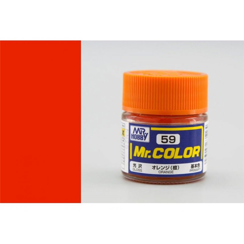 GSI Creos - Mr. Color: C059 Gloss Orange (10ml Bottle) #C59 GNZ 
