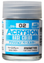 Mr. Hobby Acrysion Base Color 02: Base Gray (18ml)  