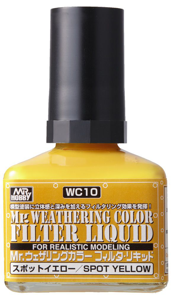 Mr. Weathering Color WC10: Filter Liquid Yellow 