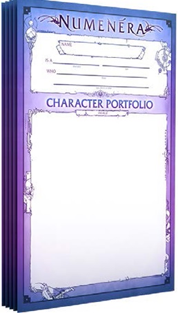 Numenera: Character Portfolios (5pk) 