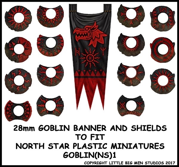 Oathmark: Goblin Banner & Shields #1 