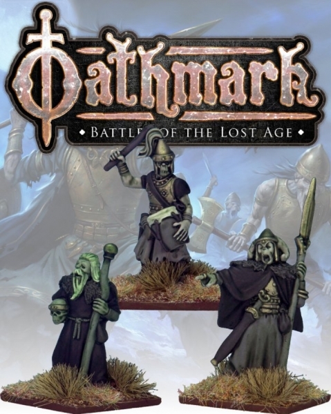 Oathmark: Necromancer, Undead King and Drummer 