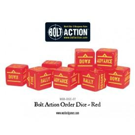 Bolt Action: Orders Dice - Red (New Style) 