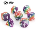 Die Hard: Poly RPG Dice Set: RAINBOW 