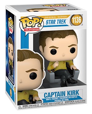 POP! TV 1136: Star Trek: Cap Kirk in Chair 