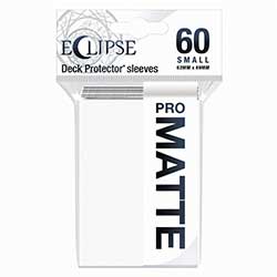 PRO-Matte Eclipse Standard Japanese Deck Protector Sleeves: Arctic White 